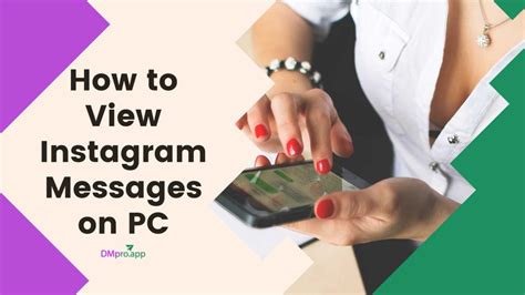 how to see instagram messages on pc