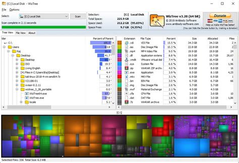 how to see largest programs on pc