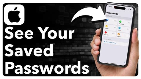 how to see saved passwords on iphone 15