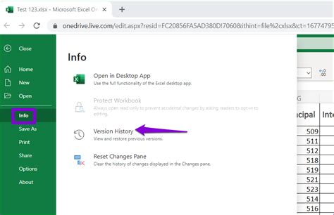 how to see version history in microsoft project