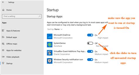 how to see which apps run on startup