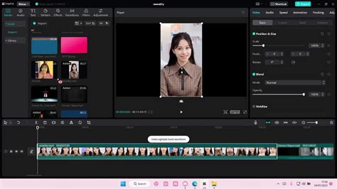 how to select all clips in capcut pc
