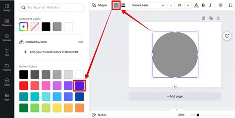 how to select color from picture in canva