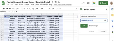 how to select multiple data ranges in google sheets