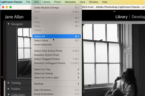 how to select multiple photos in lightroom