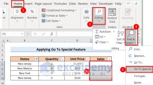how to select only filtered cells in excel shortcut