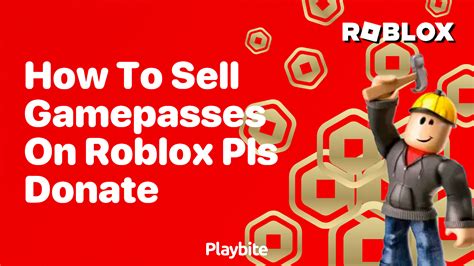 how to sell gamepasses on roblox
