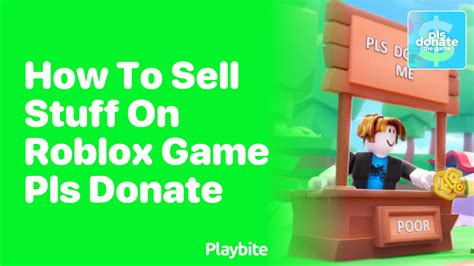 how to sell something on roblox for free