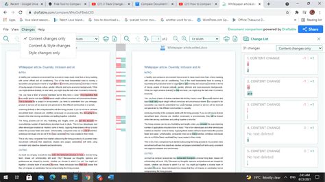 how to send a document without track changes
