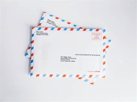 how to send a letter to someone in basic training parris island