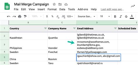 how to send a mail merge email from excel