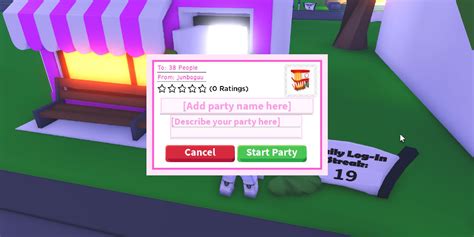 how to send a party invite on roblox adopt me