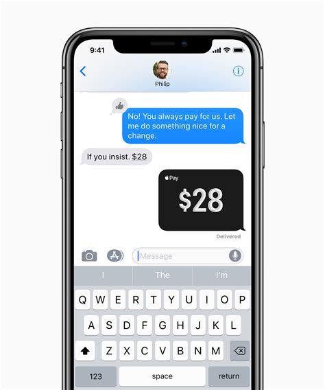 how to send a request through apple pay