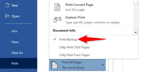 how to send a word document without showing track changes