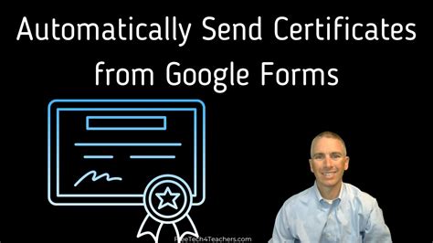 how to send certificate from google form