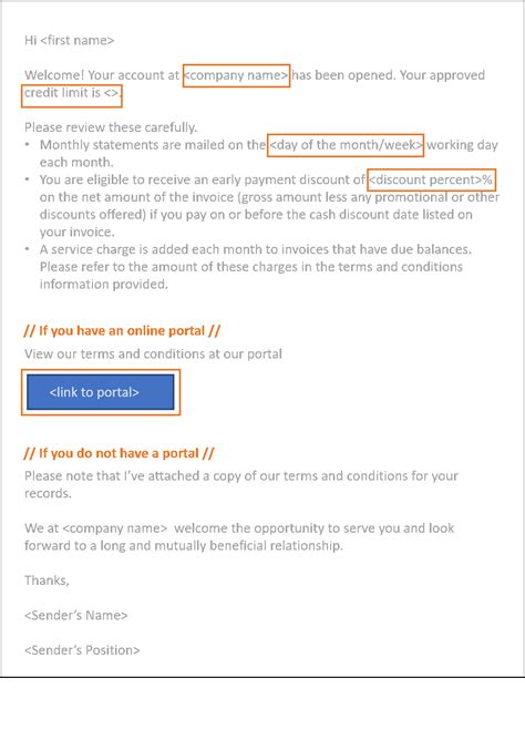 how to send email for credit note