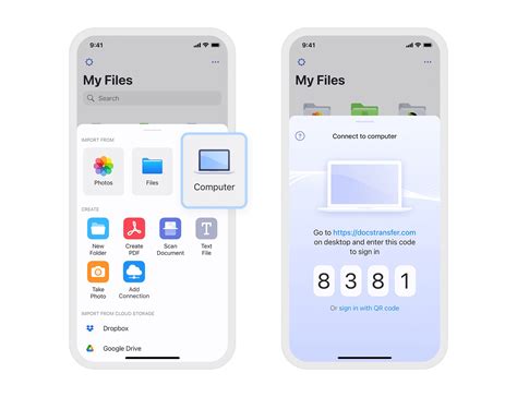 how to send files from iphone to computer wirelessly