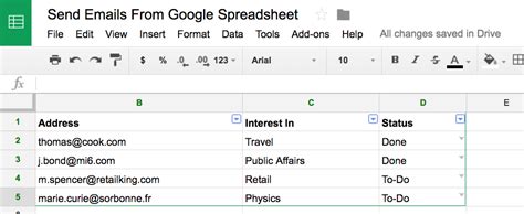 how to send google sheet by email