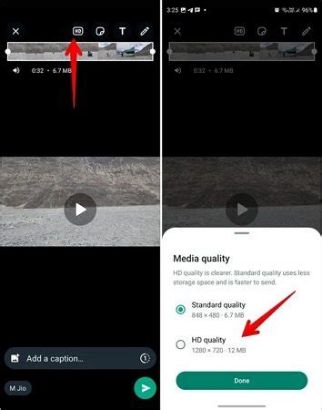 how to send hd video from android to iphone