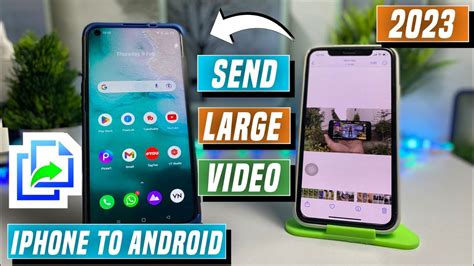 how to send large videos to iphone from android
