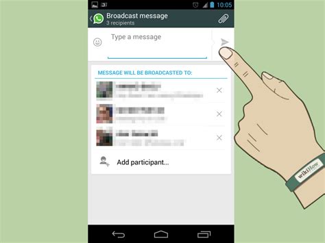 how to send message to broadcast list in whatsapp on iphone