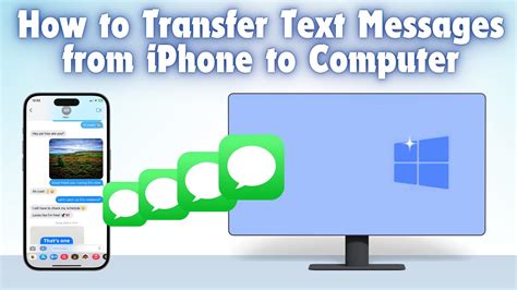 how to send messages from iphone to computer
