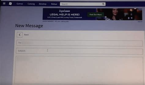 how to send someone a message roblox
