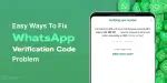 how to send whatsapp verification code to email