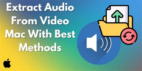 how to separate audio from video on mac