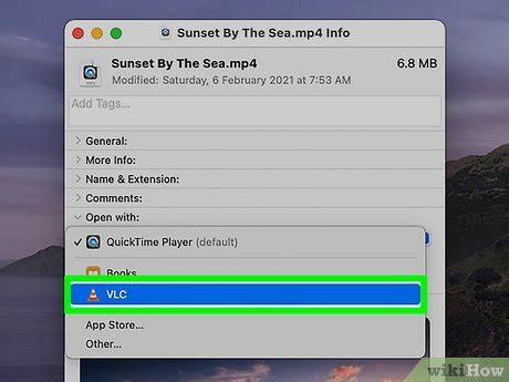 how to set a default video player on mac