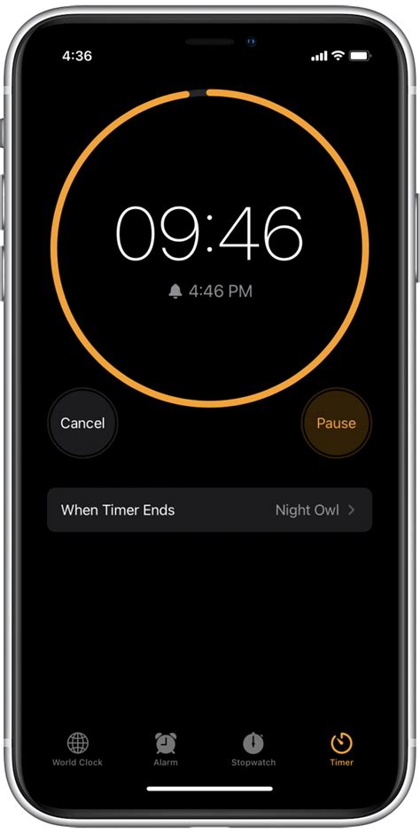 how to set a timer on an iphone video