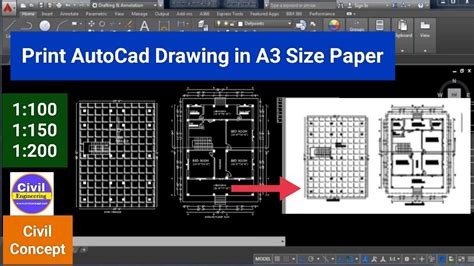 how to set a3 paper in autocad