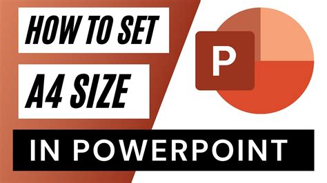 how to set a4 size in ppt