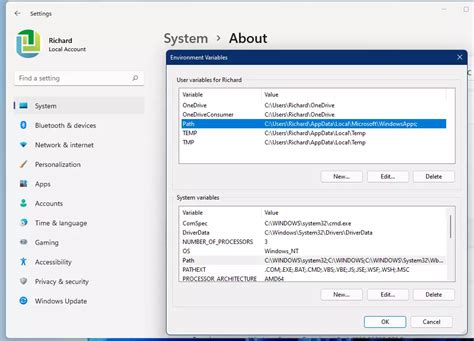 how to set android studio path in windows 11