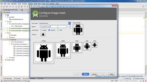 how to set app icon image in android studio