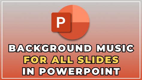 how to set background music in ppt