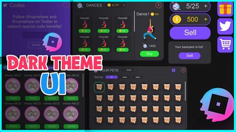 how to set black theme in roblox