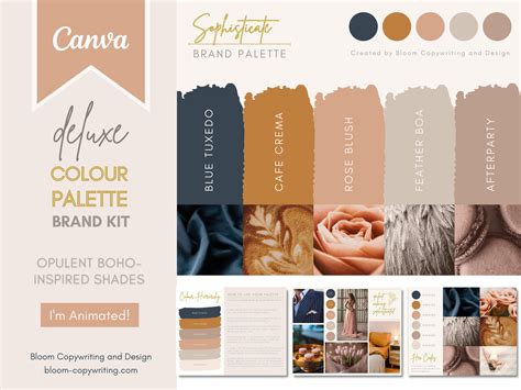 how to set colour palette in canva