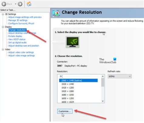 how to set custom resolution windows 11 nvidia
