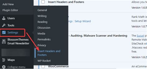 how to set default header and footer in wordpress