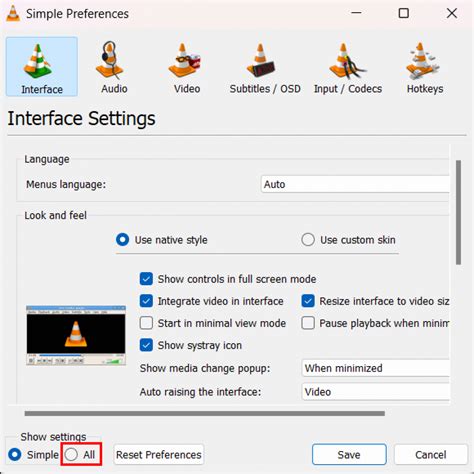 how to set default playback speed in vlc