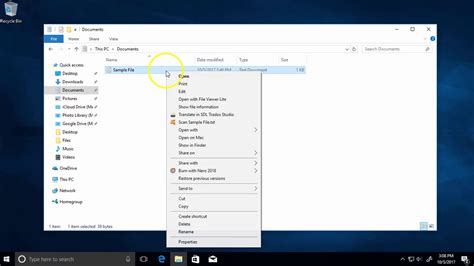 how to set file permissions in windows 10