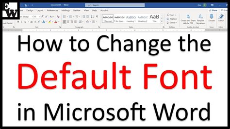 how to set font in word on mac