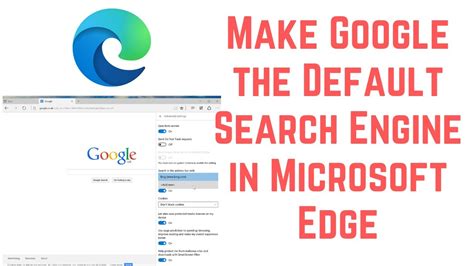 how to set google as default search engine on pc