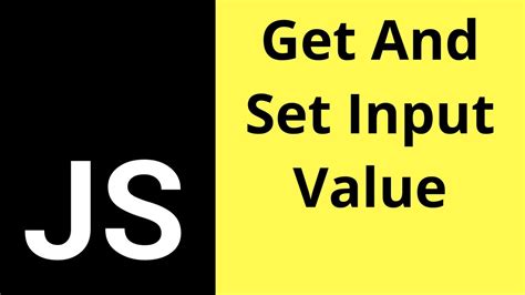 how to set html input value in javascript
