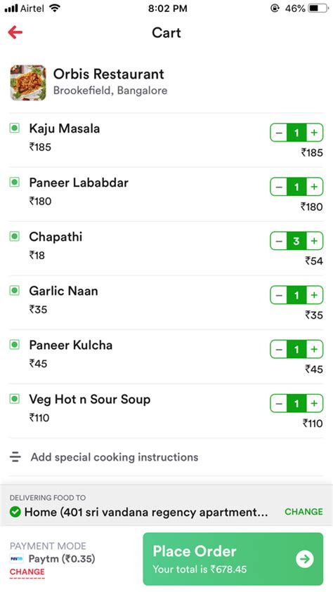 how to set menu price in zomato