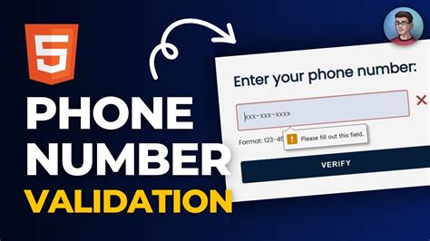 how to set mobile number validation in html