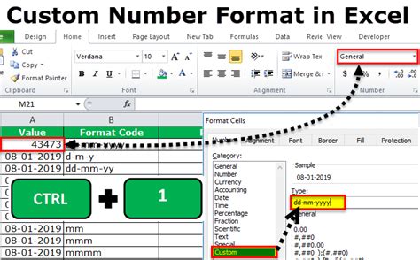 how to set number format in excel