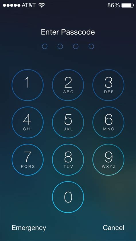 how to set number lock on iphone