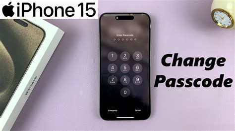 how to set passcode on iphone 15